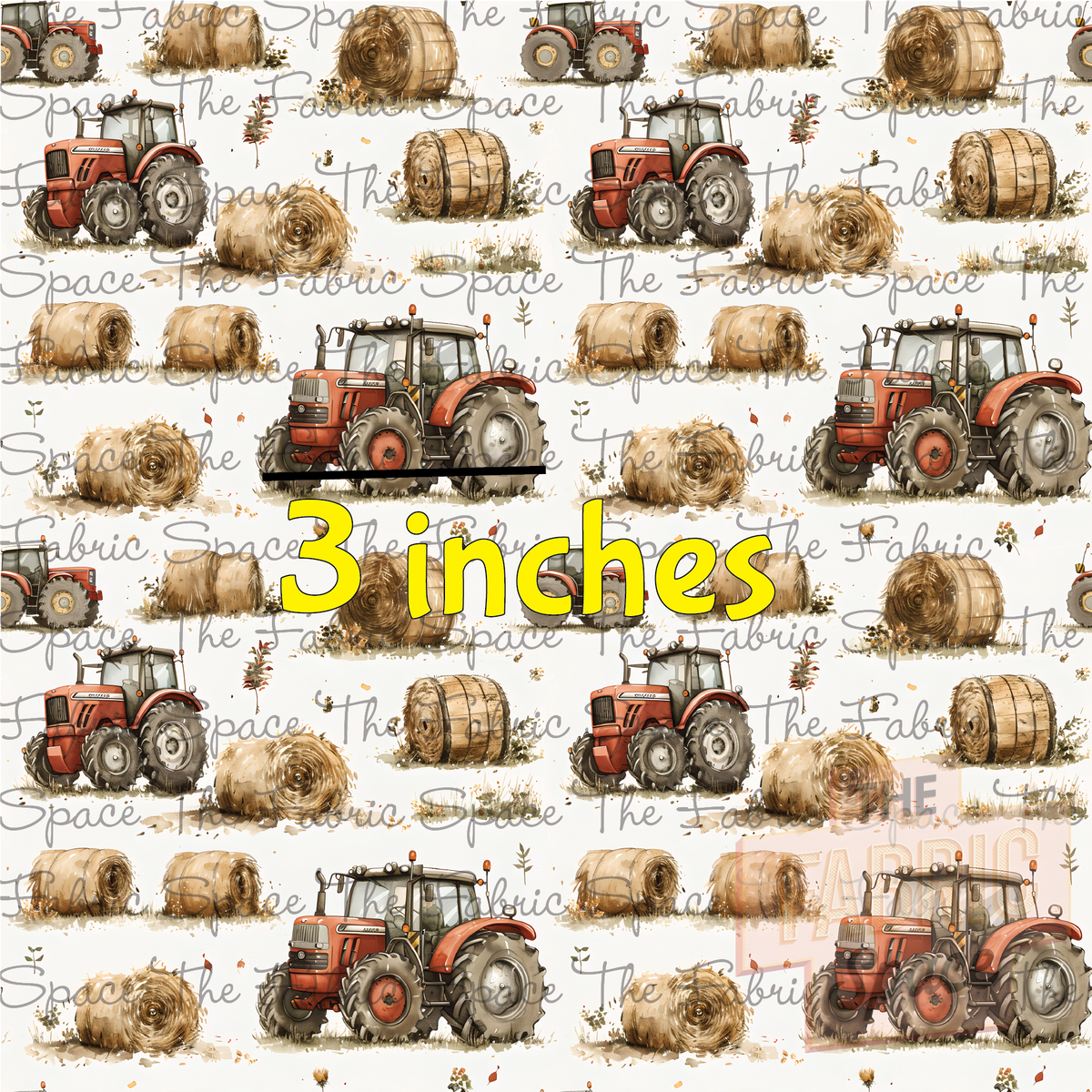 Red Tractor Hay - Woven – The Fabric Space